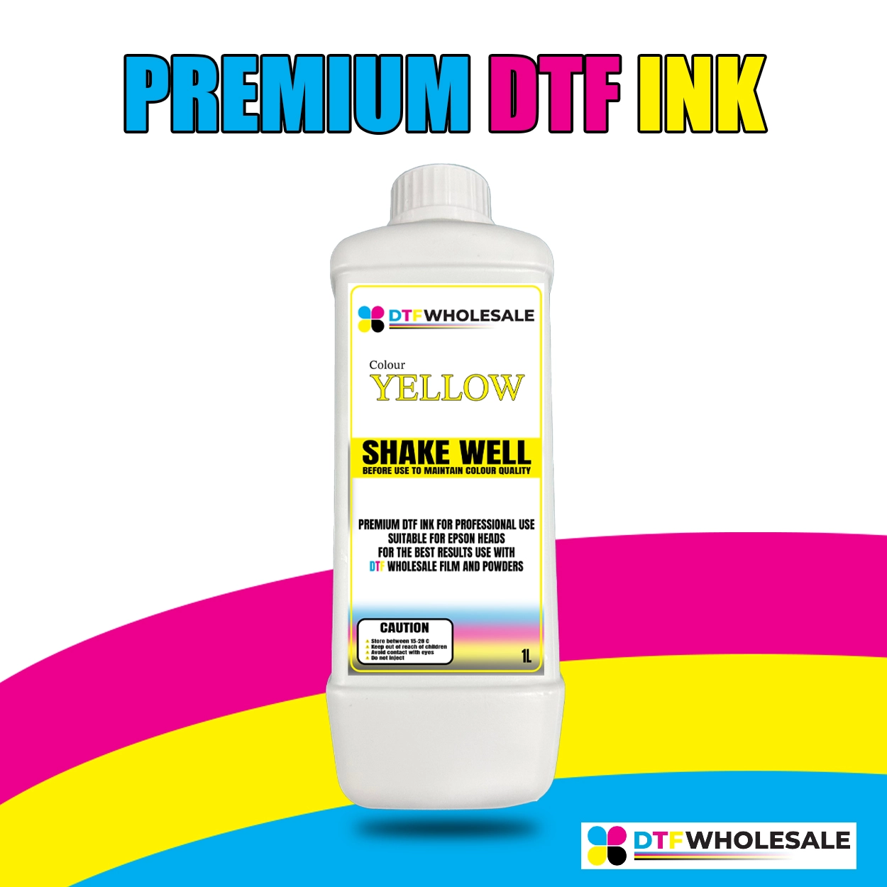 DTF WholeSale Yellow INK 1L bottle